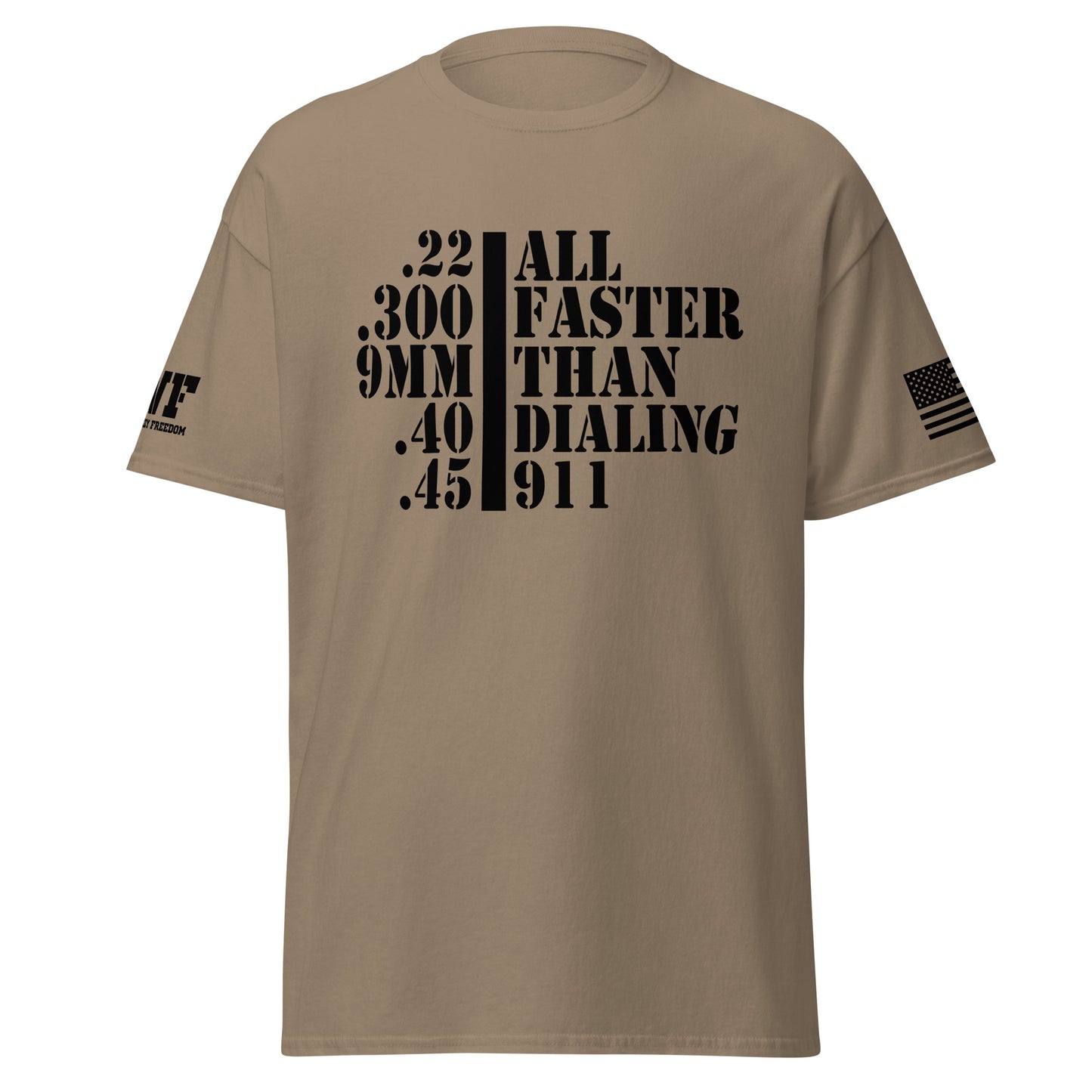 All Faster Than Dialing 911 2A Shirt