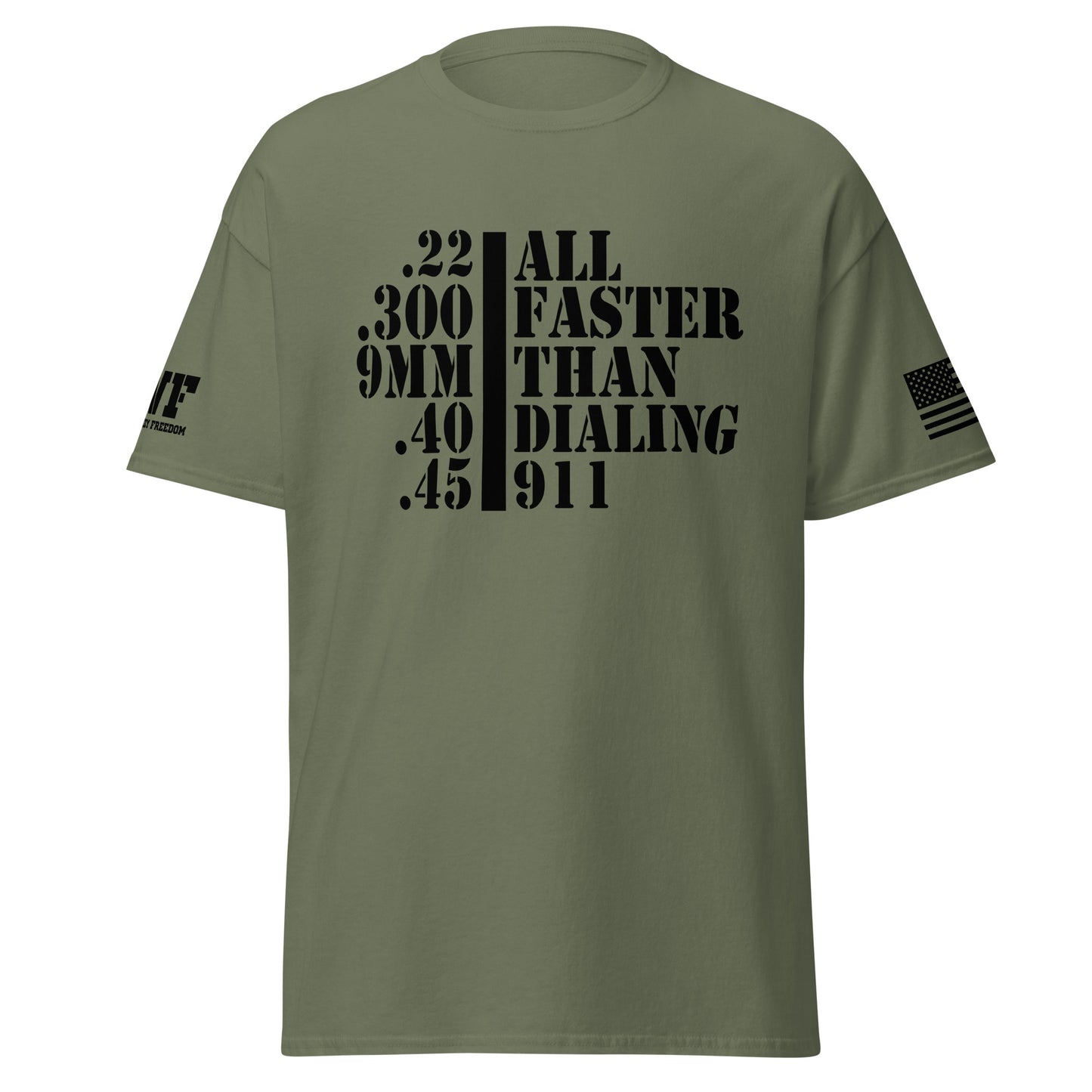 All Faster Than Dialing 911 2A Shirt