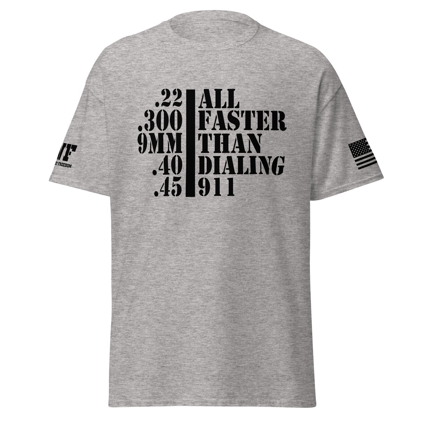 All Faster Than Dialing 911 2A Shirt