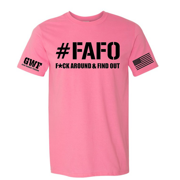 FAFO 2A Shirt  (Pink)