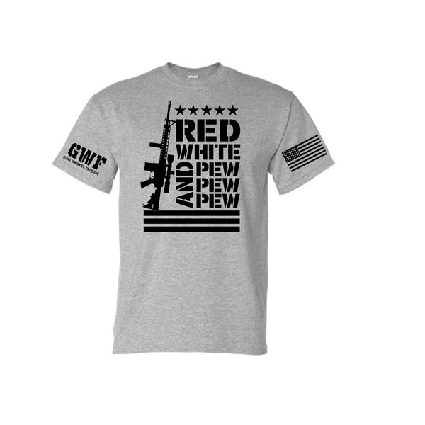 Red White and Pew 2A Shirt