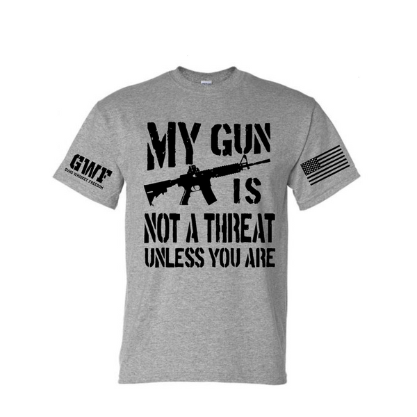 My Gun Is Not A Threat 2A Shirt