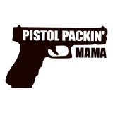 Pistol Packin Mama Decal