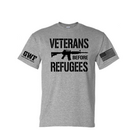 Veterans Before Refugees 2A Shirt(Grey)